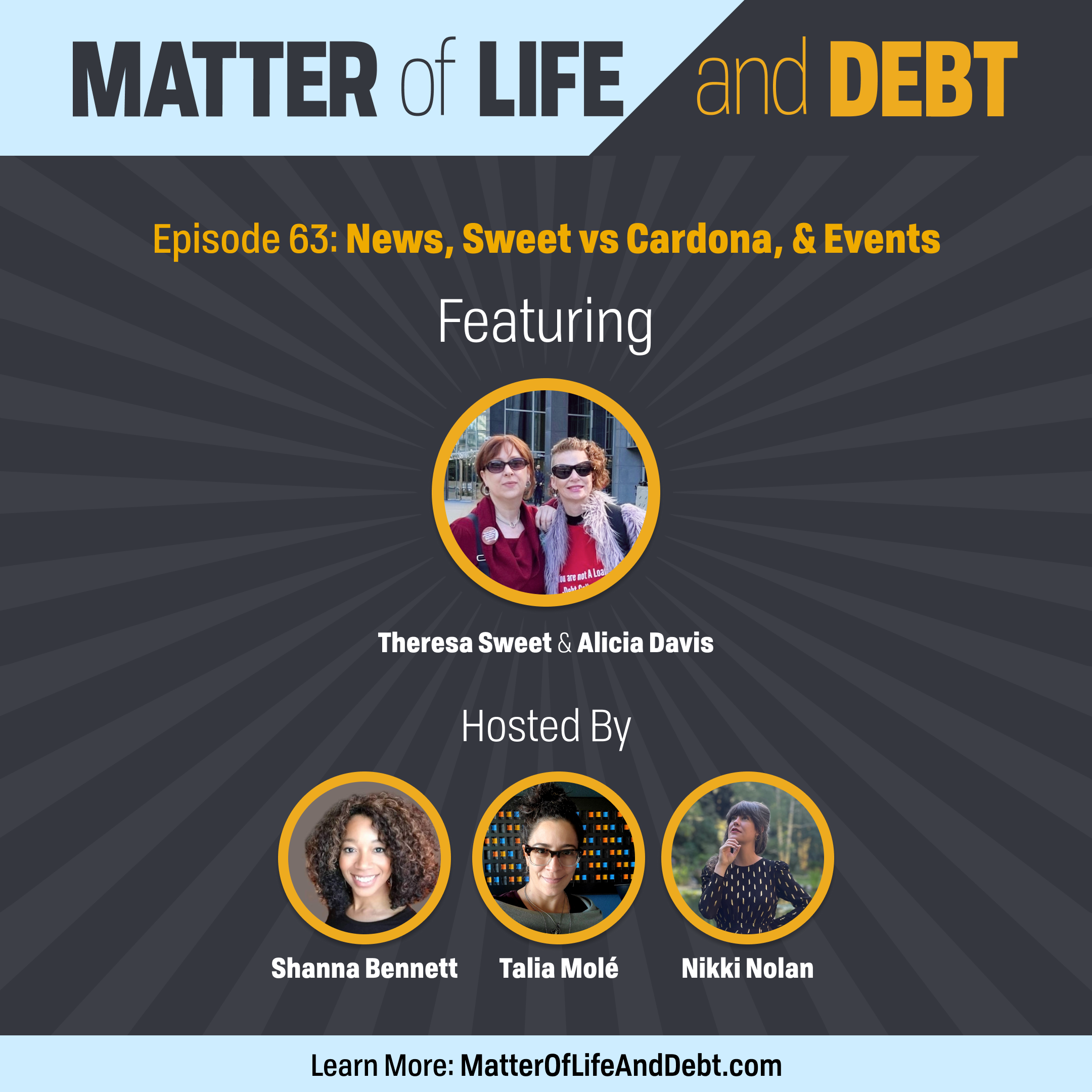 Episode 63 News, Sweet vs Cardona, & Events Matter of Life and Debt